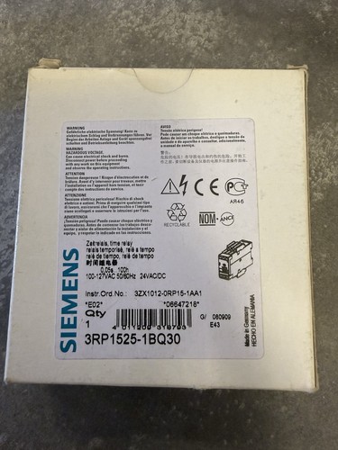 Siemens 3rp1525 1bq30 timing - siemens,