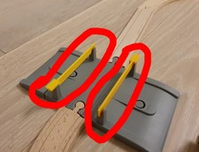X2 Barriere Passaggio Livello Treno per Legno Brio Thomas Ikea ecc Riproduzione