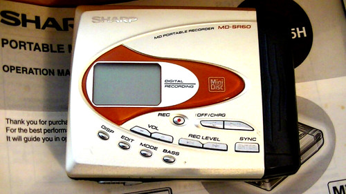 Registratore walkman minidisc - registratore,