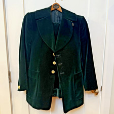 Tuta vintage velluto smeraldo