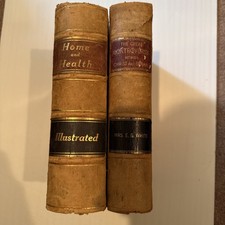 Antique leather bound books - bound,