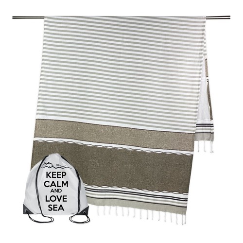 Telo mare fouta - telo, beige
