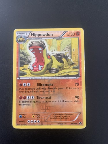 Carta pokemon hippowdon - carta,