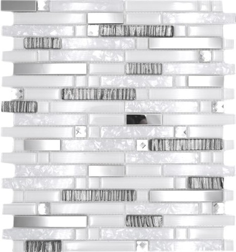 Mosaico vetro acciaio - mosaico, vetro/acciaio