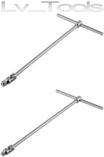 SET CHIAVI A T SNODATA SNODO LUNGA PER BUSSOLE ATTACCO QUADRO DA 1/2 E 1/4