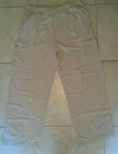 lotto 254b pantalone pantaloni donna beige tg.XXXXL