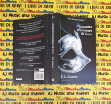 Book*libro CINQUANTA SFUMATURE DI NERO Fifty Shades Darker E.L.JAMES 2013 (A17)*