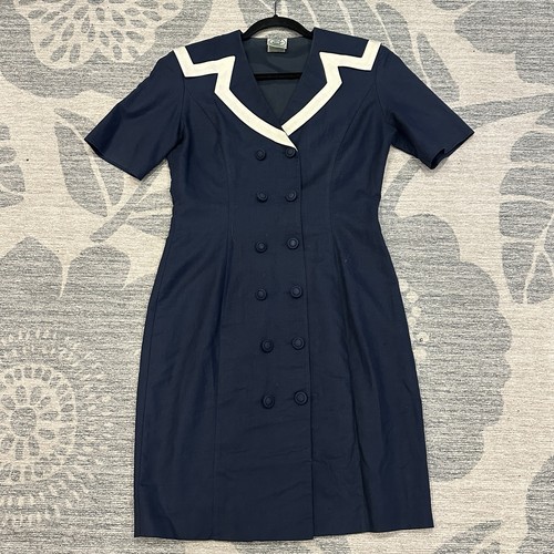 Abito tubino blazer blu