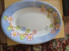 Thun Piatto Ovale Fiori Di