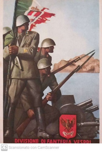 Cartolina boccasile divisione - cartolina,