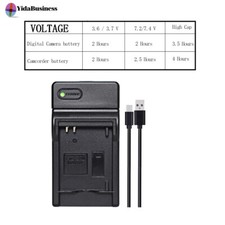 SLB-10A Caricabatterie e cavo USB PER SAMSUNG WB150F WB151 WB750 WB850F WB690