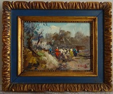 - VINCENZO MONTI - VECCHIO QUADRO DIPINTO AD OLIO