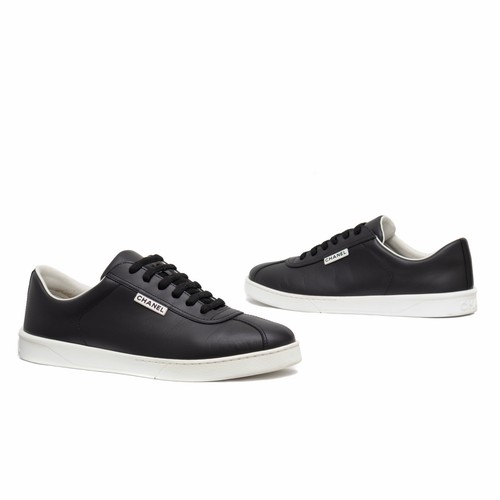 Sneakers basse chanel pelle - pelle, di