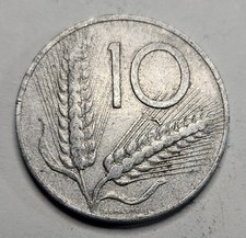 1955 Italia 10 Dieci Lire -