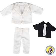 YUYAKESHI OB11 vestiti per bambola Obitsu 11 cm camicia tuta cappotto bianco Sebiro 3 pezzi P9 GSC