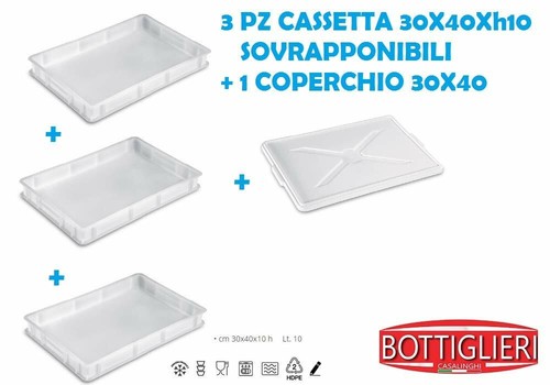 Tris cassetta portaimpasto - cassetta,