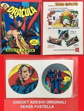 IL CORRIERE DELLA PAURA N.13 DRACULA CORNO 4/1977 Q/ED. GADGET ADESIVI ORIGINALI