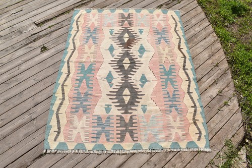 Tappeto kilim turco - kilim, 3'x5'