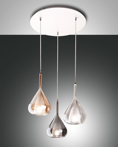 Fabas luce lampadario lilla - lampadario,