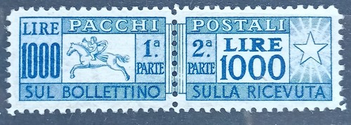 Italia 1955 pacchi postali - italia,