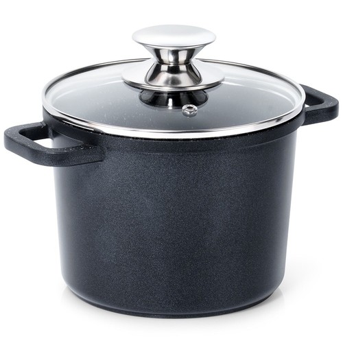 Vaso granito con coperchio - con,