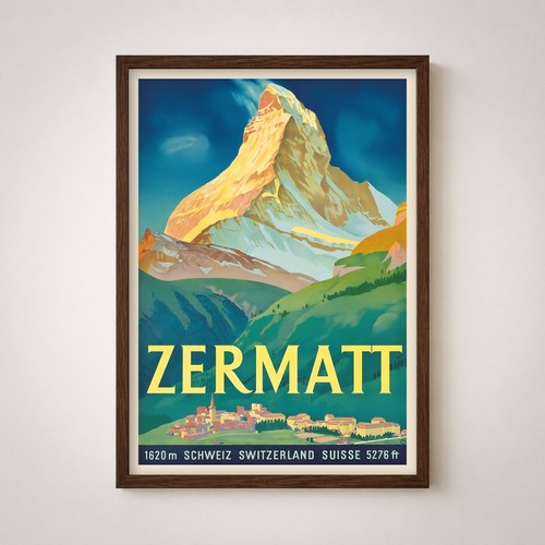 Stampa poster viaggio vintage