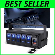 Scatola interruttore a bilanciere 5 velocità 12V PD tipo C QC 3.0 caricatore USB