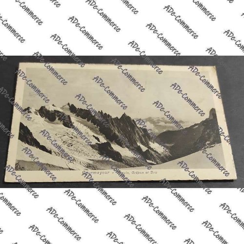 Cartolina courmayeur requin - courmayeur,