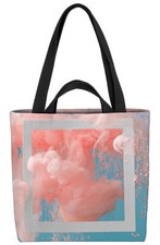 Borsa esplosione colore rosa turchese nuvola scandinava vacanza Ibiza bar piscina