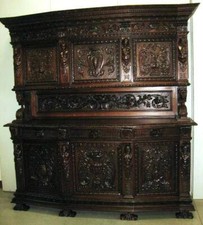 Credenza due corpi antica - due, corpi,
