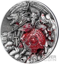 ARES 10 Oz Monnaie Argent 50000 Francs Chad 2024