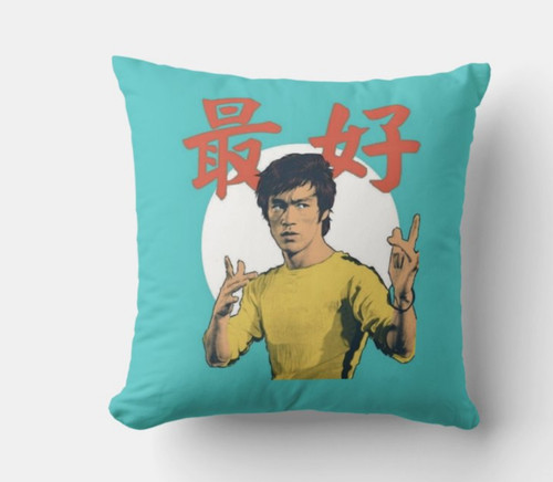 Cuscino 40x40 bruce lee - cuscino,