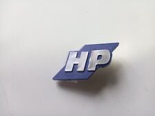 TARGHETTA " HP "  PER SPORTELLINO BAULETTO  PIAGGIO VESPA 50 HP