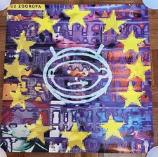 U2 ZOOROPA 1993 RARO poster