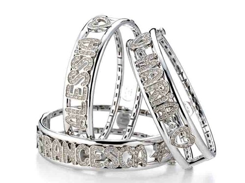 Bracciale con nome argento