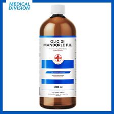 Olio di Mandorle dolci F.U. puro 100% grado farmaceutico flacone da 1 litro