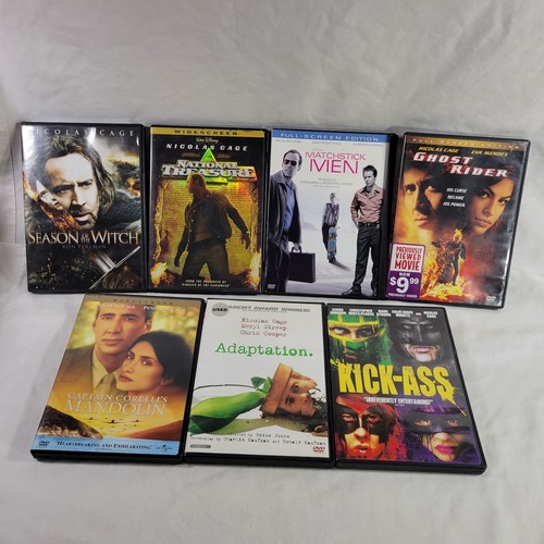 Nicolas cage movie lot dvds - cage,
