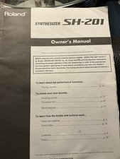 Roland SH-201 — 3 in 1