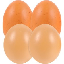 4 pezzi di uova finte in schiuma vuota uova di uova finte decorazioni di