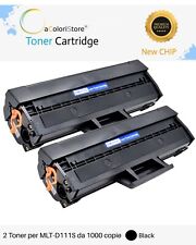 2 Toner per Samsung MLT-D111S compatibile M2070F M2020 M2022 M2026 M2026W M2026W