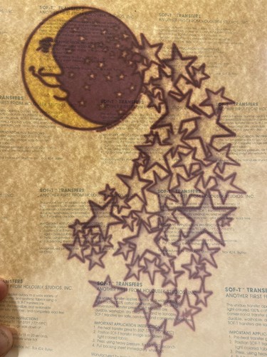 Moon stars trippy sublimazione - moon,