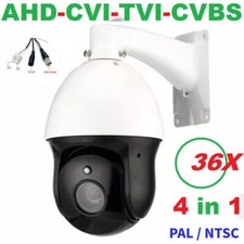 36X Zoom 1080P AHD/TVI/CVI/CVBS 4 in 1 NTSC/PAL PTZ Speed Dome Camera 80m IR