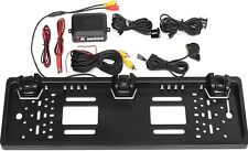 KIT PORTATARGA AUTO E CAMPER CON RETROCAMERA PARCHEGGIO 170° E 2 SENSORI PARKING