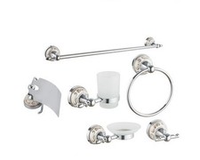 Set Bagno 6 pz Cromo Lucido
