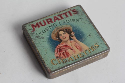 Boîte cigarettes tôle - boîte, à