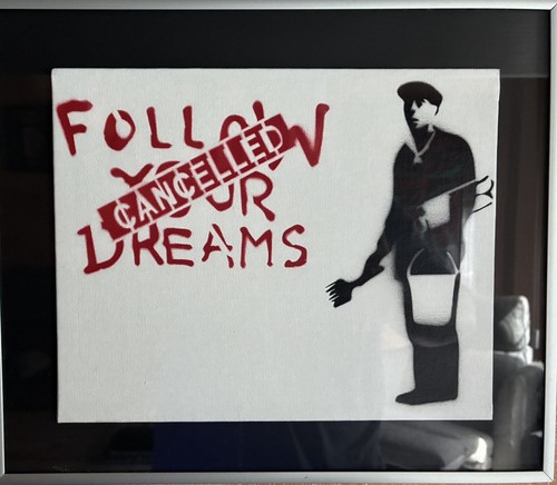 Banksy dismaland spray - banksy,