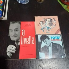 MINICD TOTO' RAP + LIBRO 'A LIVELLA FIORENTINO EDITORE + CD TOTÒ 'A LIVELLA 1989
