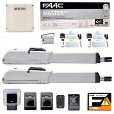 FAAC MASTER KIT SET 415 24V AUTOMAZIONE CANCELLO BATTENTE CANCELLI ANTA BATTENTI