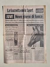 GAZZETTA DELLO SPORT 14 MAGGIO 1977 JUVENTUS - SIRLAD DERBY - RICCARDO CASSIN