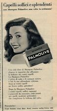 Pubblicita'  Vintage Originale anni '50 : SHAMPOO PALMOLIVE
